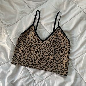Cheetah Print Crop Top